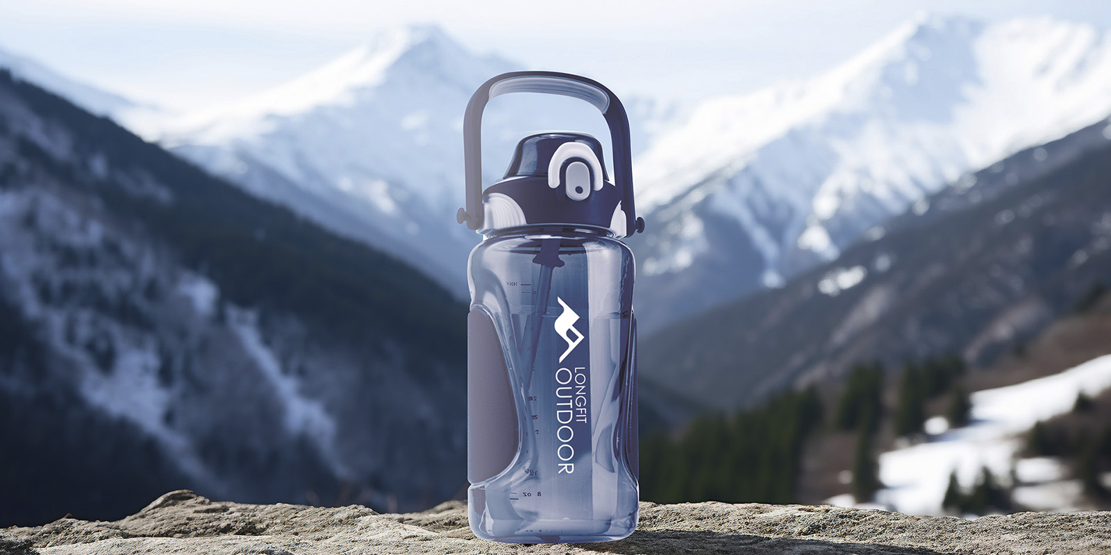 botella con fondo longift outdoor Botella deportiva Longfit Outdoor
