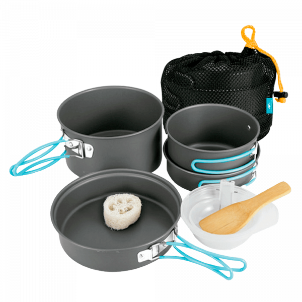 camping cook 8 piezas LongFit Outdoor